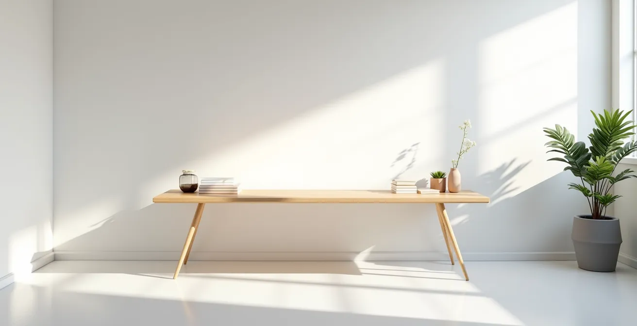 Bureau moderne épuré symbolisant la transformation organisationnelle